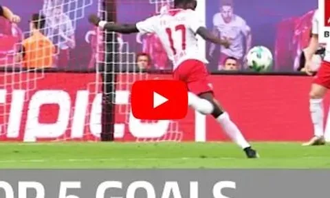 Lewandowski, Sahin, Bruma và top 5 bàn thắng đẹp nhất vòng 2 Bundesliga
