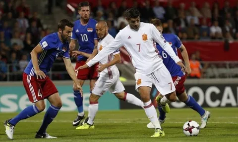 Liên tục nổ súng, Morata đạt thành tích khủng trong màu áo ĐT Tây Ban Nha