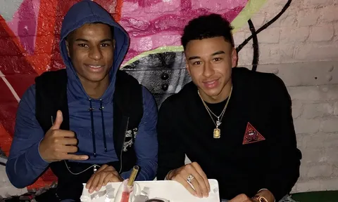Lingard tổ chức tiệc sinh nhật ấm cúng cùng Marcus Rashford