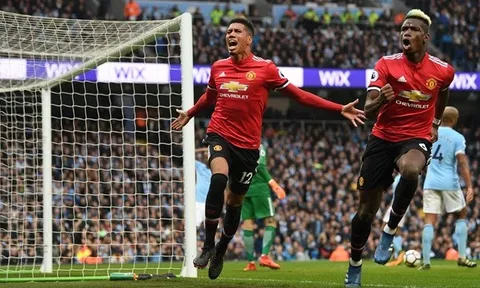 Lingard: 'Trận thắng Man City ở mùa trước thật điên rồ'