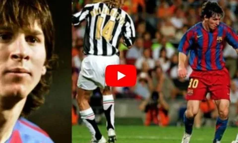 Lionel Messi rê bóng giỏi như thế nào ở tuổi 18?