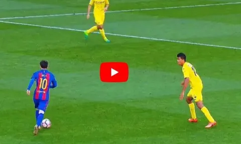 Lionel Messi sút xa có kém gì Ronaldo?