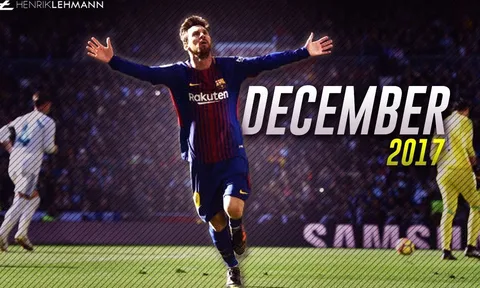 Lionel Messi thăng hoa tột đỉnh trong tháng 12