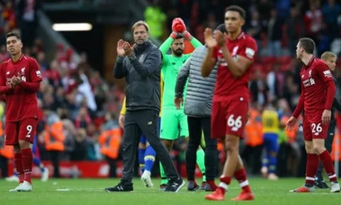 Những con số ấn tượng sau chiến thắng thứ 7 liên tiếp của Liverpool