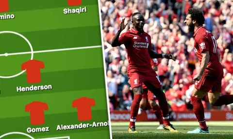 Liverpool dùng đội hình nào khi Mane, Keita vắng mặt?