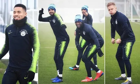 Liverpool sẩy chân, cầu thủ Man City mừng húm trên sân tập