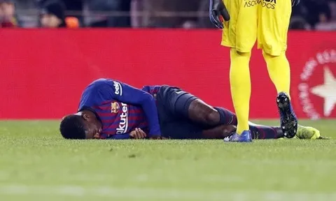 Lộ khoảng thời gian Dembele phải tạm chia tay Barcelona