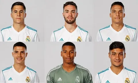 Lo xa, Zidane triệu tập đến 6 cầu thủ trẻ lên đội một Real