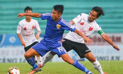 Long An 2-3 QNK Quảng Nam (Vòng 17 V-League 2017)
