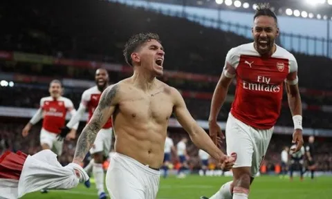 Fan Arsenal đòi "dựng tượng" Torreira sau bàn thắng tuyệt vời vào lưới Spurs
