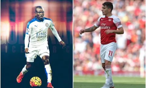 Lucas Torreira đang ở đâu so với N'Golo Kante 2015/16?