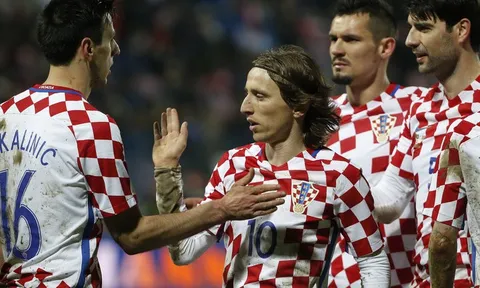 Luka Modric chơi đầy nỗ lực trước Ukraine