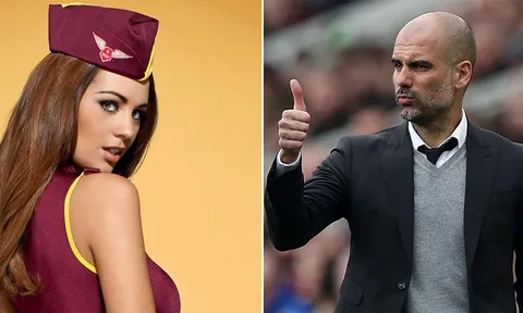 Man City bay cao, siêu mẫu khen Pep hết lời
