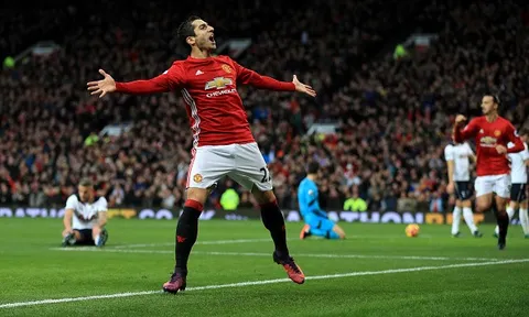 Màn đối đầu giữa Man Utd và Tottenham mùa 2016/17
