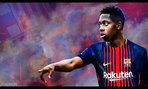 Màn ra mắt Barca của Ousmane Dembele