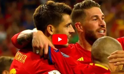 Màn trình diễn của Alvaro Morata vs Italy