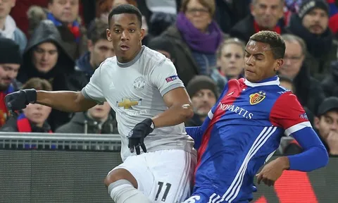 Màn trình diễn của Anthony Martial vs FC Basel