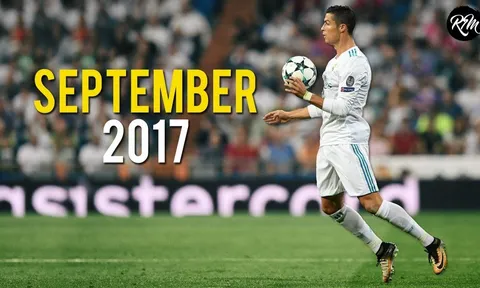 Màn trình diễn của Cristiano Ronaldo trong tháng 9