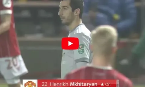 Màn trình diễn của Henrikh Mkhitaryan vs Bristol City