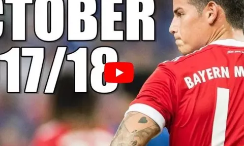 Màn trình diễn của James Rodriguez trong tháng 10