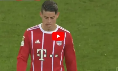 Màn trình diễn của James Rodriguez vs Borussia Dortmund