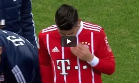 Màn trình diễn của James Rodriguez vs Borussia Moenchengladbach