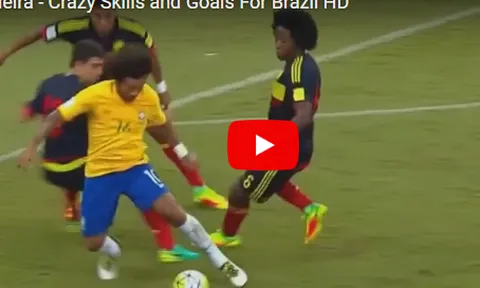Màn trình diễn của Marcelo trong màu áo tuyển Brazil