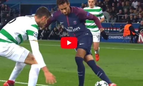 Màn trình diễn của Neymar vs Celtic