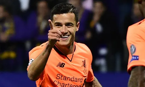 Màn trình diễn của Philippe Coutinho vs Maribor