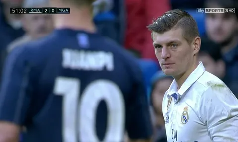 Màn trình diễn của Toni Kroos vs Malaga