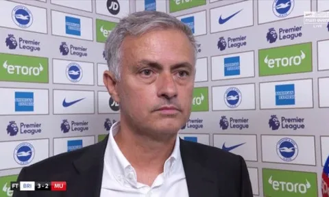 HLV Mourinho nói gì sau cú sốc trước Brighton?