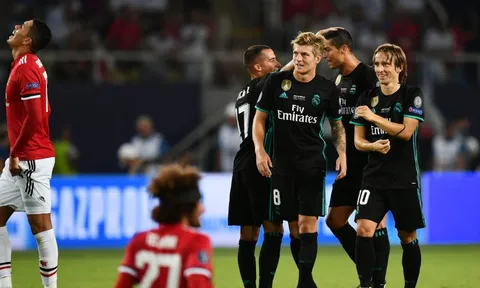 Man Utd còn kém Real Madrid một khoảng cách lớn
