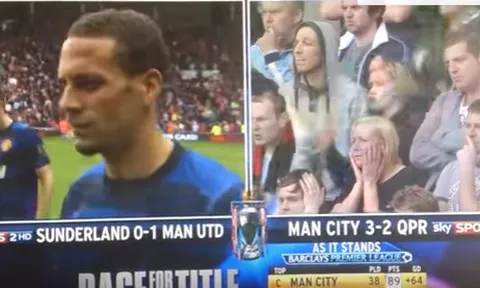 Man Utd từng 'khóc' thế nào khi Man City vô địch vào phút cuối?