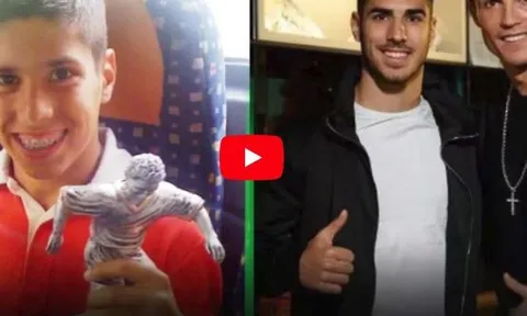 Marco Asensio thay đổi như thế nào từ 4 đến 21 tuổi?