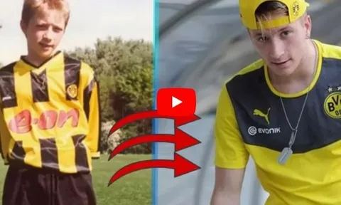 Marco Reus thay đổi như thế nào từ 2 đến 28 tuổi?