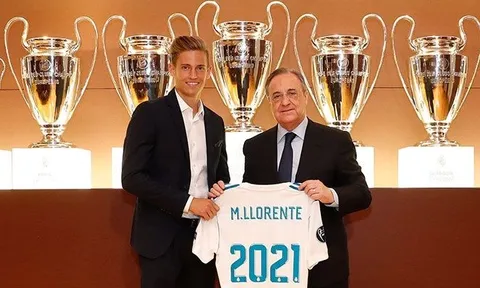 Marcos Llorente rạng rỡ gia hạn hợp đồng với Real Madrid