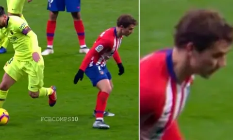 Khoảnh khắc Messi 'làm nhục' Griezmann gây chú ý trên mạng xã hội