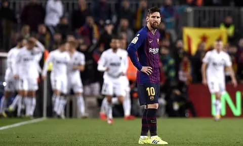 Messi thăng hoa nhưng không thể đem về thắng lợi cho Barca