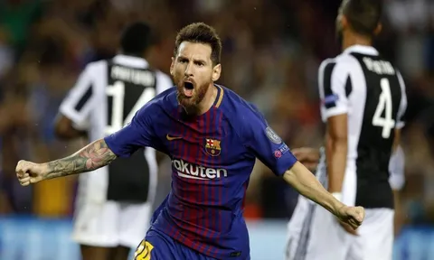 Messi thăng hoa với cú đúp, Barca đè bẹp Juventus tại Camp Nou
