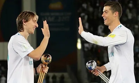 Luka Modric có thể 'cướp' Quả bóng vàng của Ronaldo?