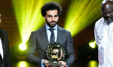 Vượt mặt Aubameyang, Salah lần thứ 2 liên tiếp xuất sắc nhất Châu Phi