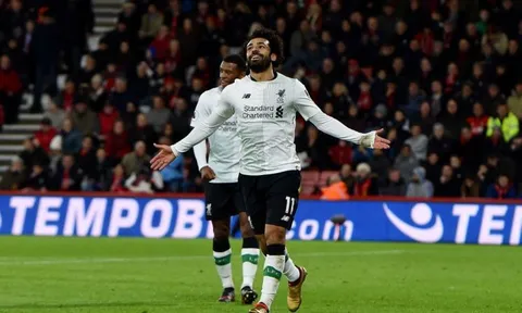 Mohamed Salah sánh ngang thành tích ghi bàn của huyền thoại Ian Rush