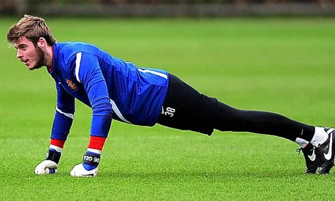 Một buổi tập đỉnh cao của David De Gea