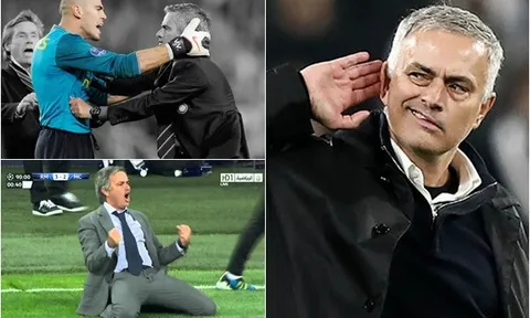 Mourinho và những màn ăn mừng khiêu khích đi vào lịch sử
