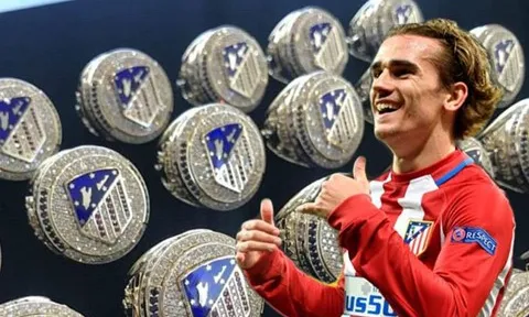 Mừng siêu cúp châu Âu, Griezmann chi tiền làm nhẫn tặng đồng đội