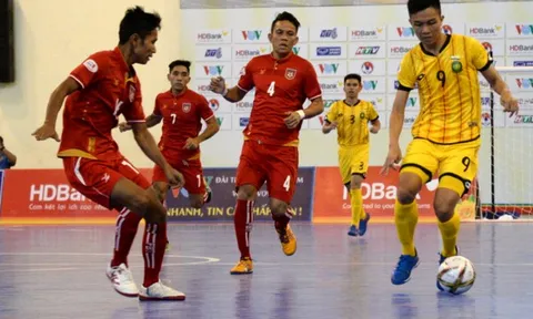 Myanmar thắng đậm Brunei trận ra quân giải vô địch Futsal ĐNÁ 2017