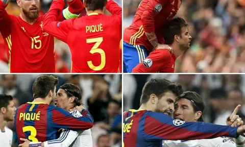 Pique - Ramos: Điểm sáng hiếm hoi giữa biển đen thù hận