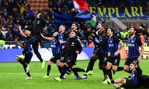 "Nạn nhân Messi" tỏa sáng, Inter giành 3 điểm chật vật trước AC trong trận derby Milan