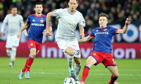 Nemanja Matic "cân" cả hàng tiền vệ CSKA