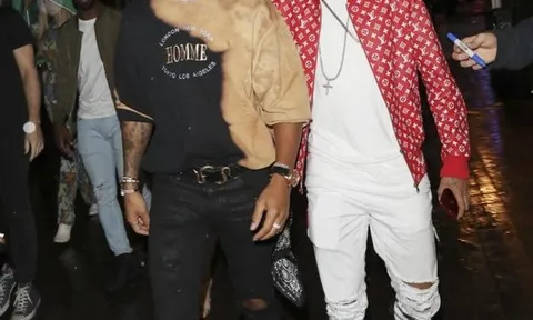 Neymar bị phát hiện "cặp kè" với Lewis Hamilton